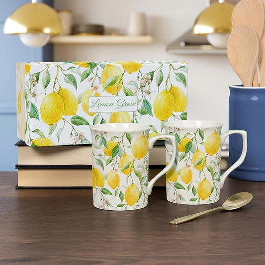 Lemon Grove Set of 2 Mugs