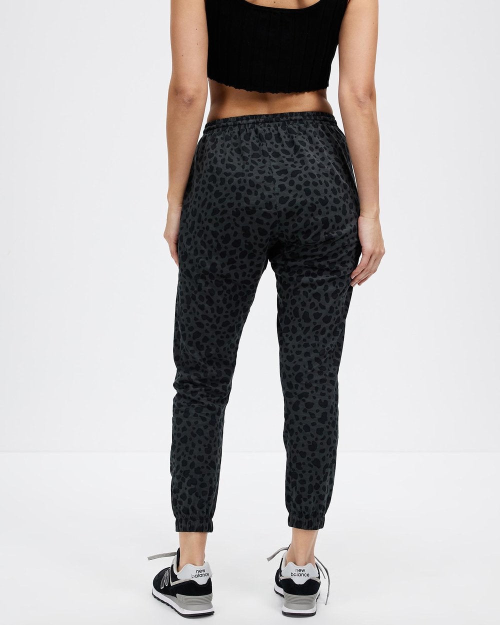 Comeback Pant | Charcoal Leopard