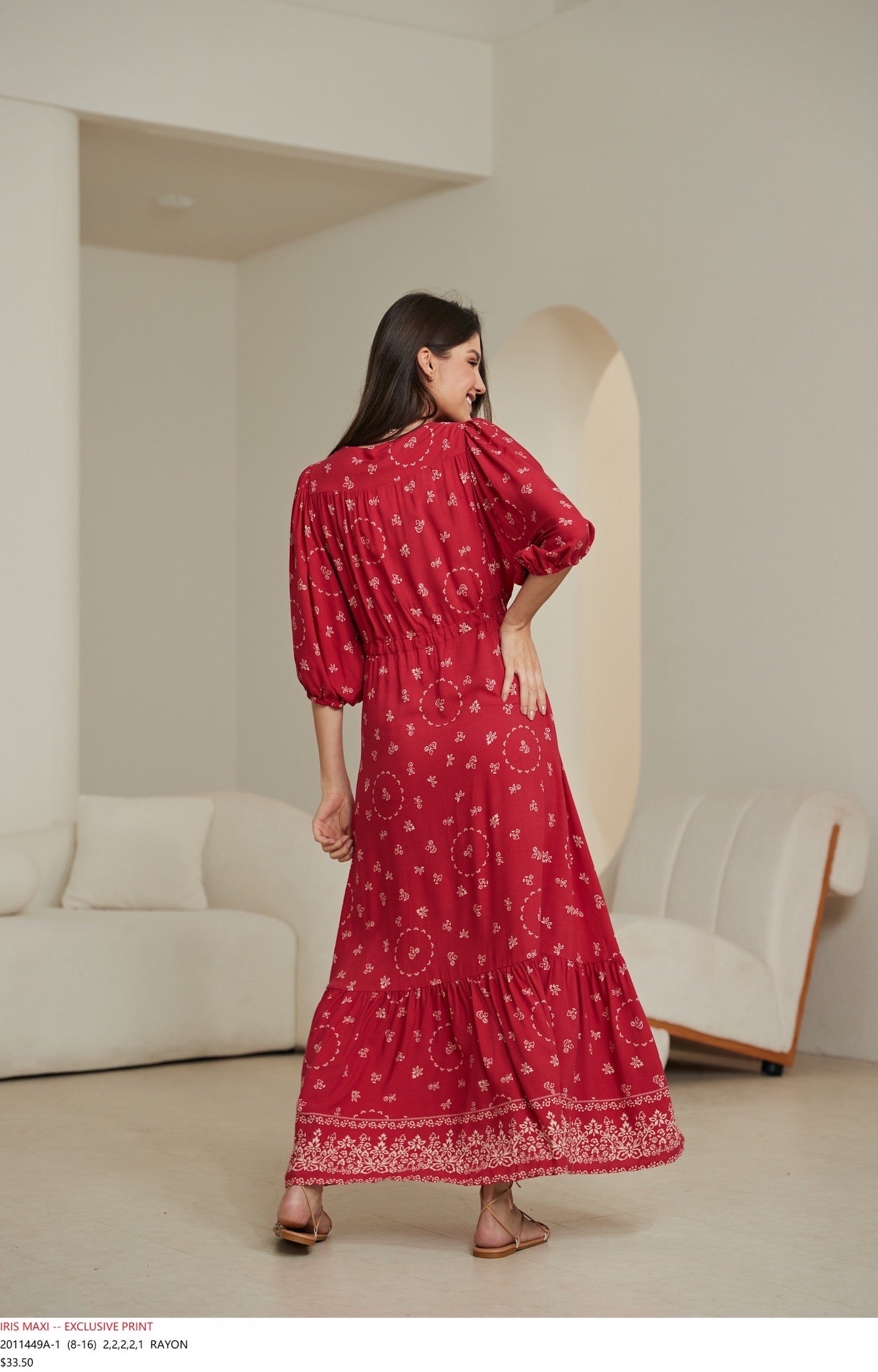 Evelyn Print Maxi