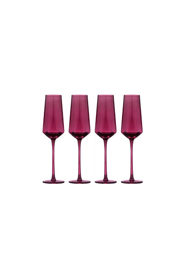 TEMPA | Jason Plum 4pk Champagne Glasses