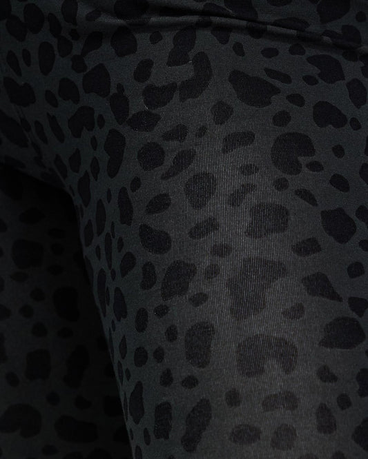 Pixie Legging | Charcoal Leopard