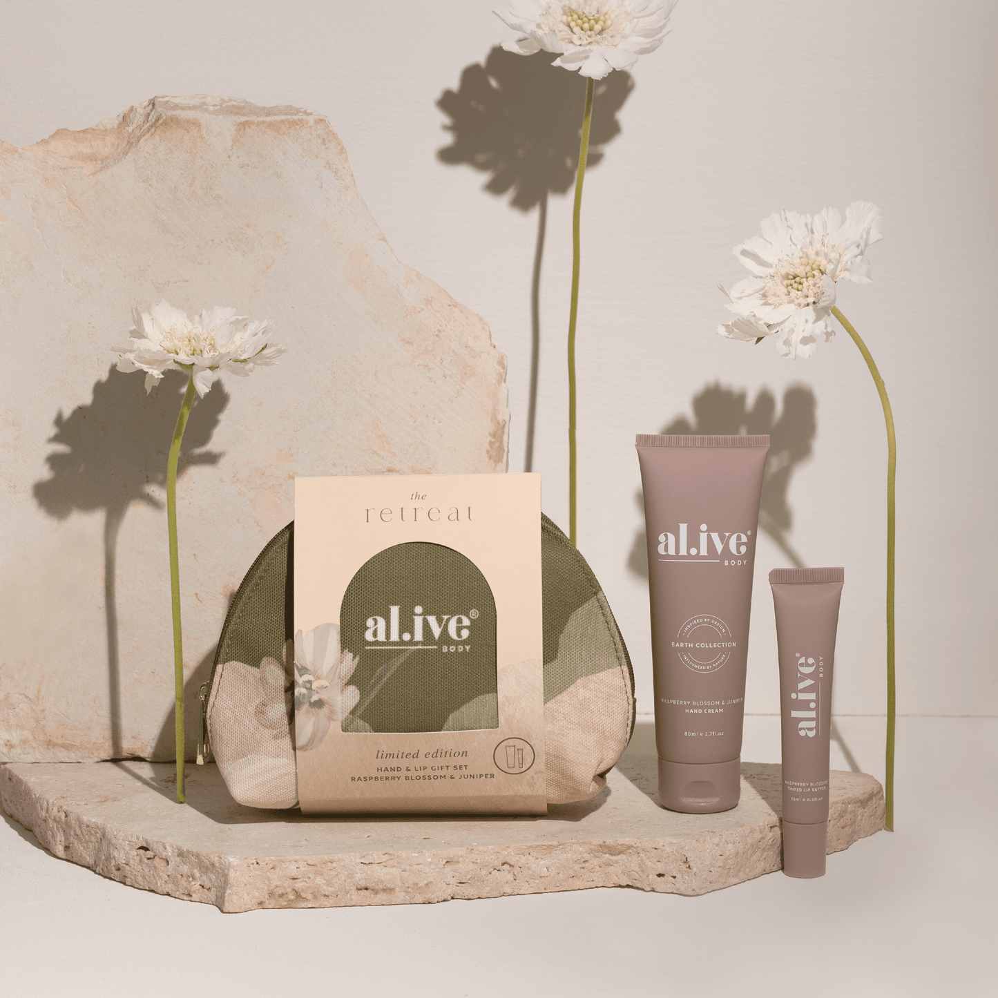 al.ive body | The Retreat Hand & Lip Gift Set