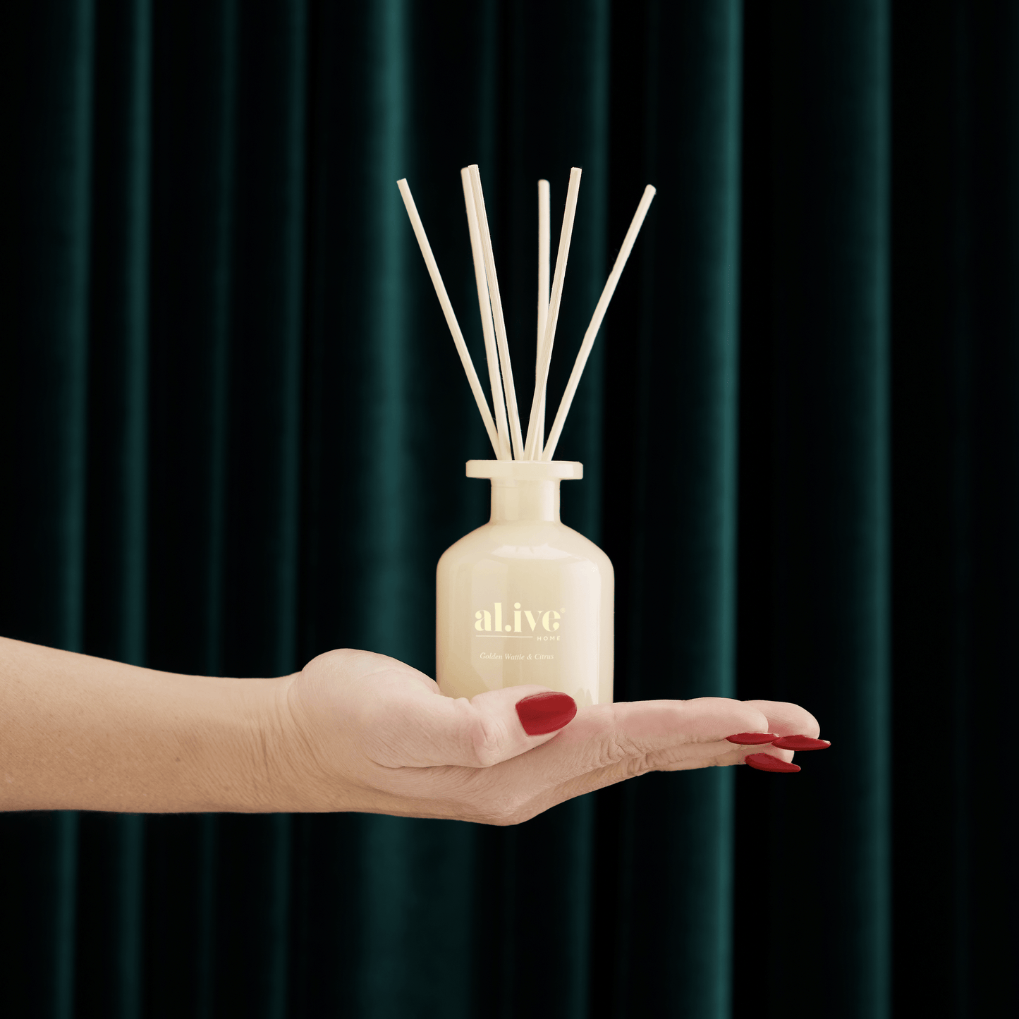 al.ive body | Mini Reed Diffuser - Golden Wattle & Citrus