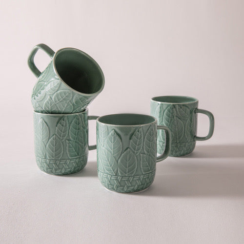 Heath Jade Mug Set/4