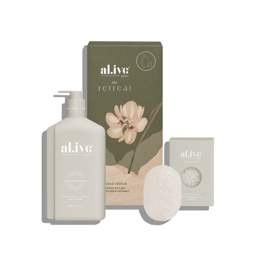 al.ive body | The Retreat Shower Gift Set Sea Cotton & Coconut