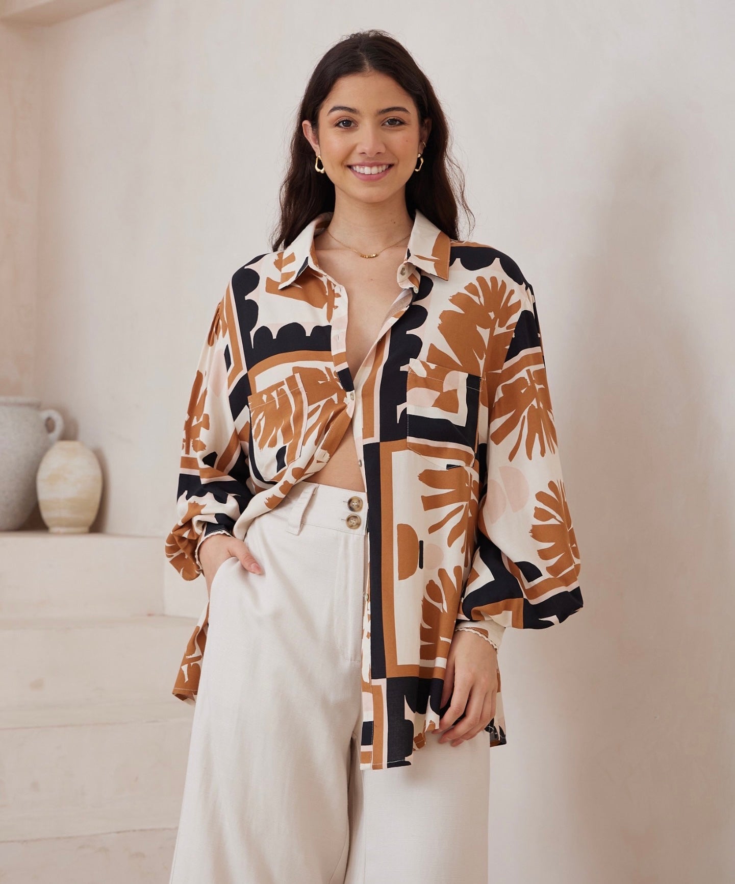 Jamie Print Shirt