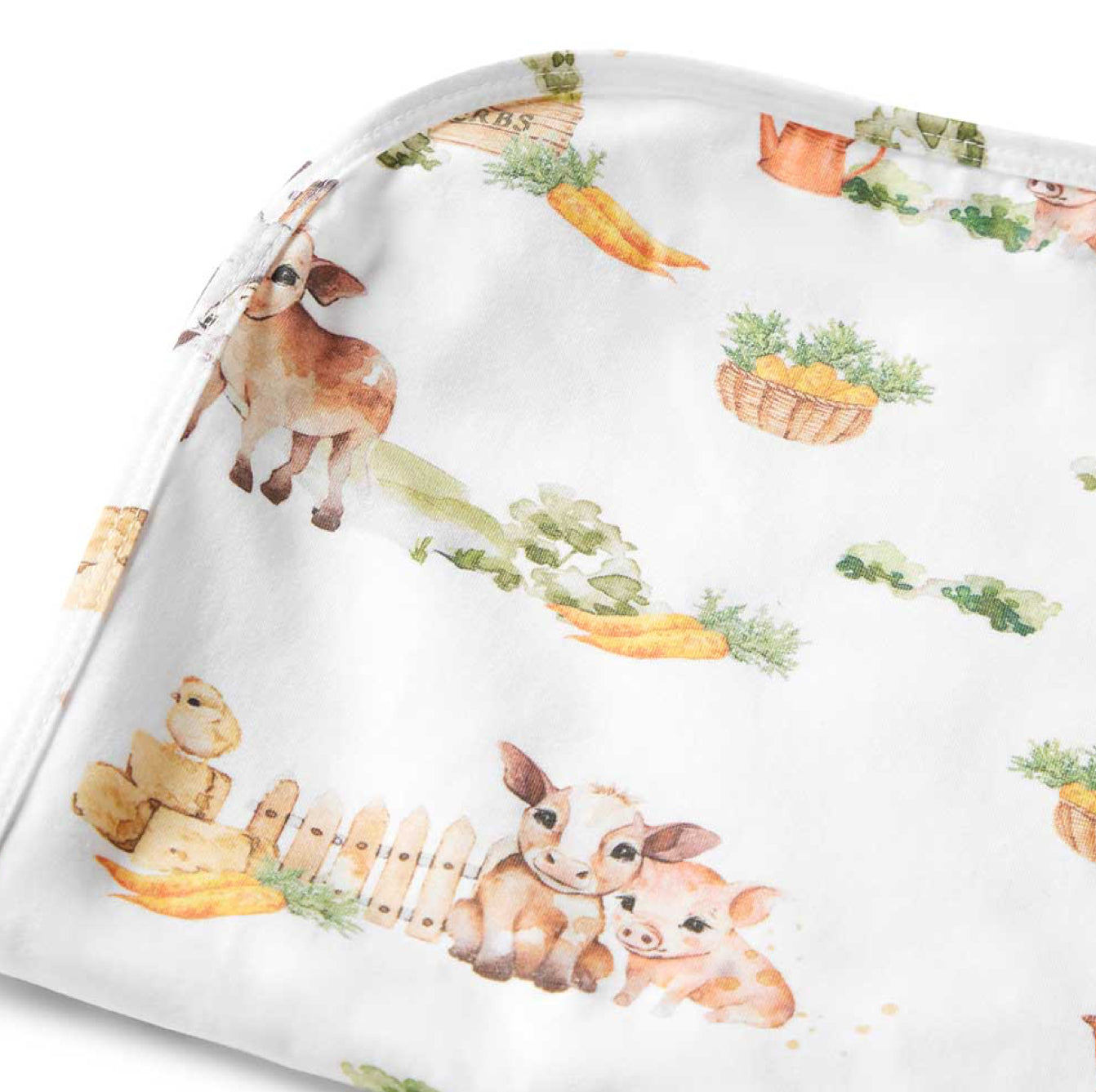 Cotton Baby Wrap Set | Farm