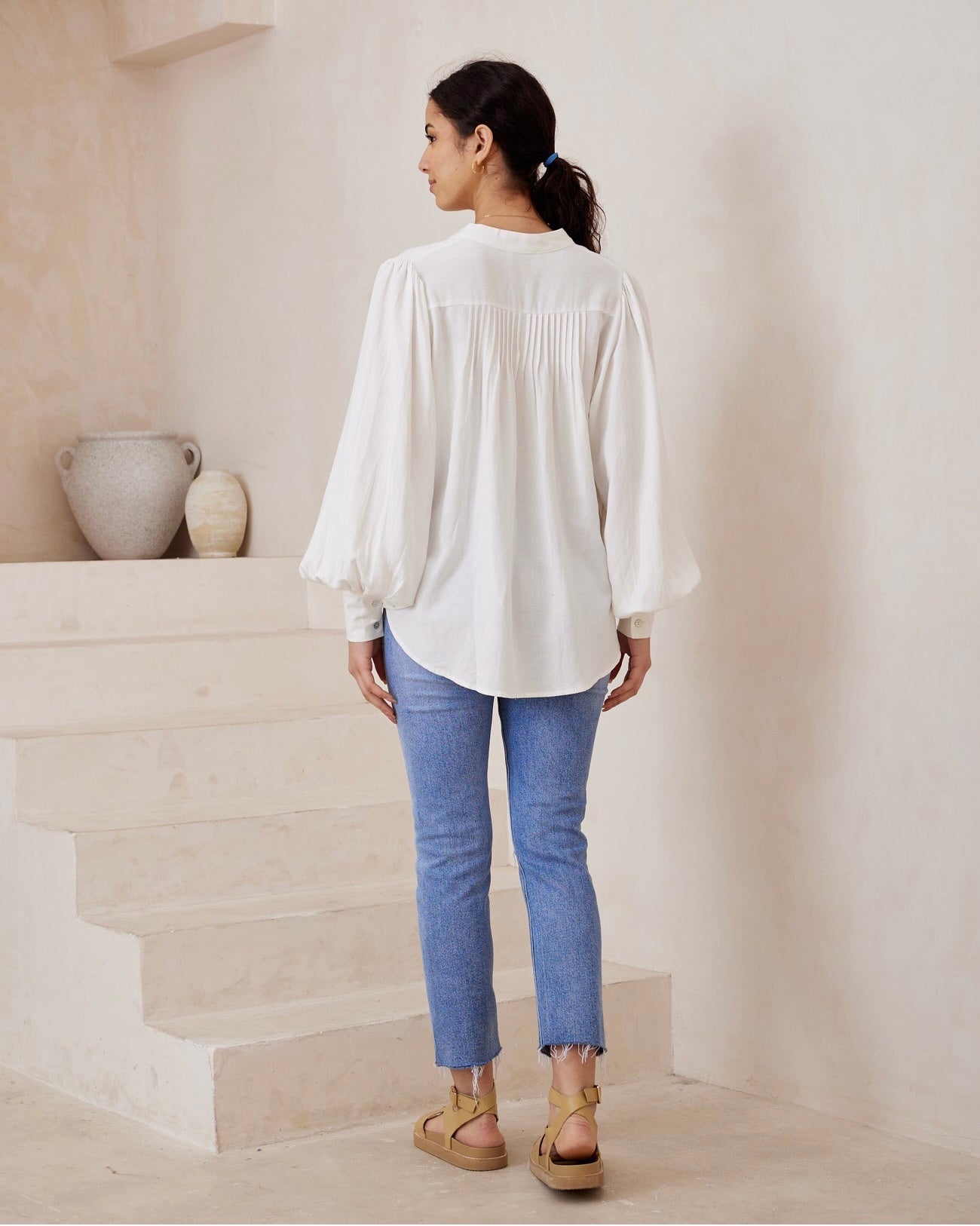 Lacy Shirt | White