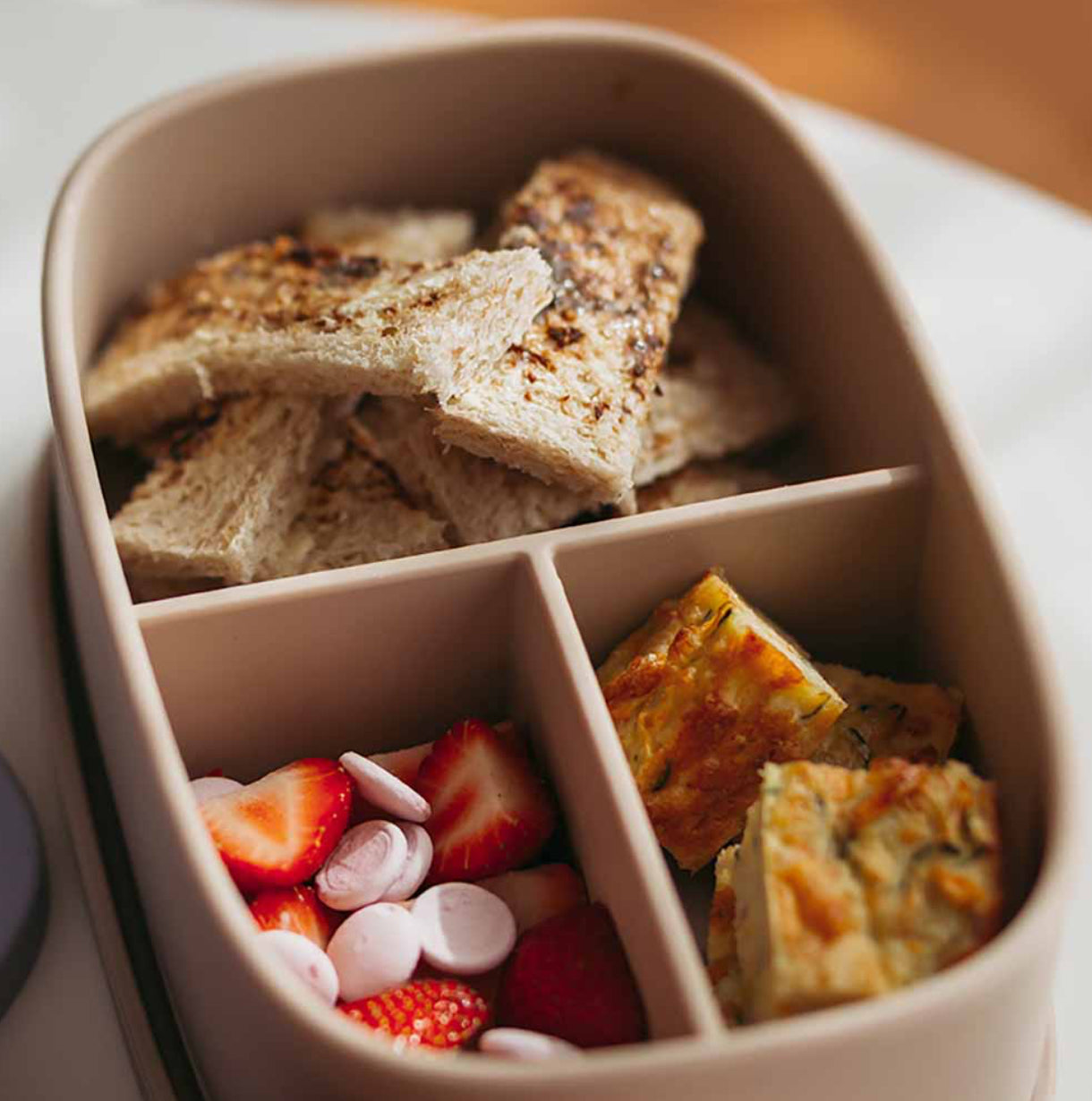 Silicone Large Lunch Box | Rose