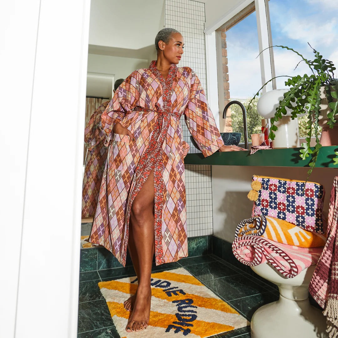 Sage and Clare Cotton Bath Robe | Viola