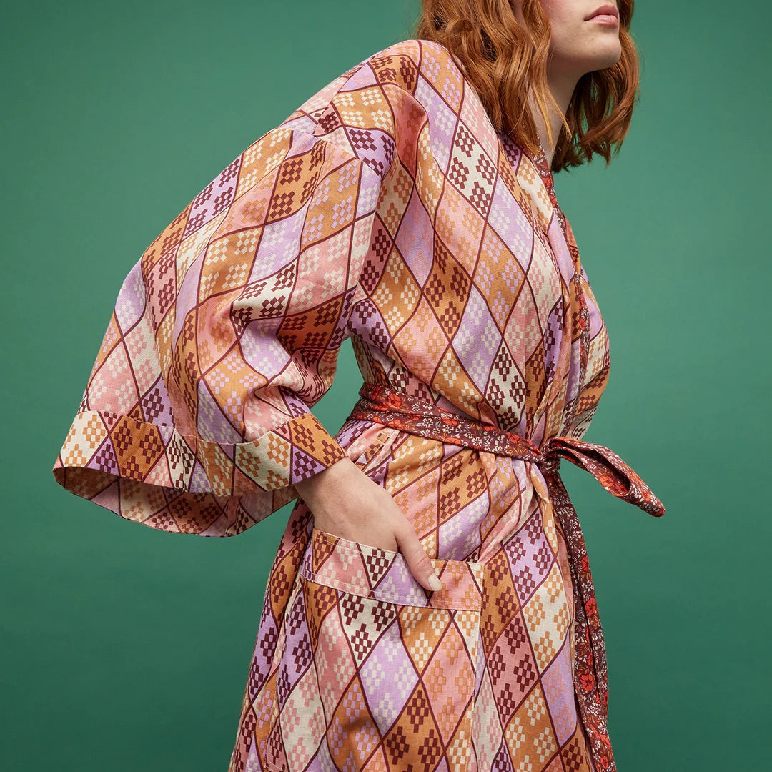 Sage and Clare Cotton Bath Robe | Viola