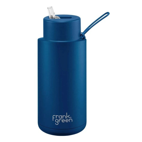 Frank Green Reusable Bottle | 1Ltr Deep Ocean