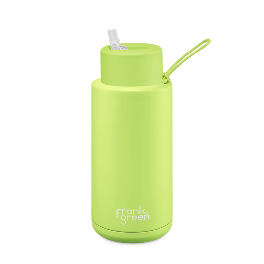 Frank Green Reusable Bottle | 1Ltr Pistachio Green