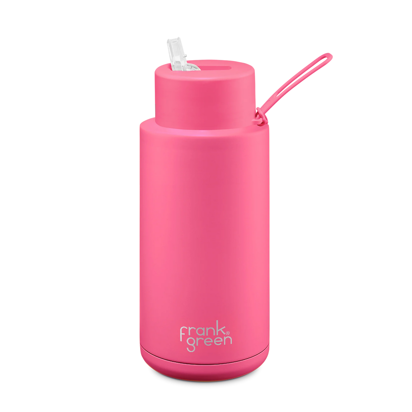 Frank Green Reusable Bottle | 1Ltr Neon Pink