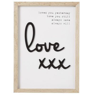 Love Wall Plaque