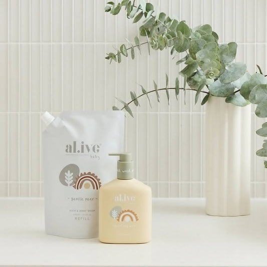 al.ive body | Baby Wash Refill - Gentle Pear 640ml