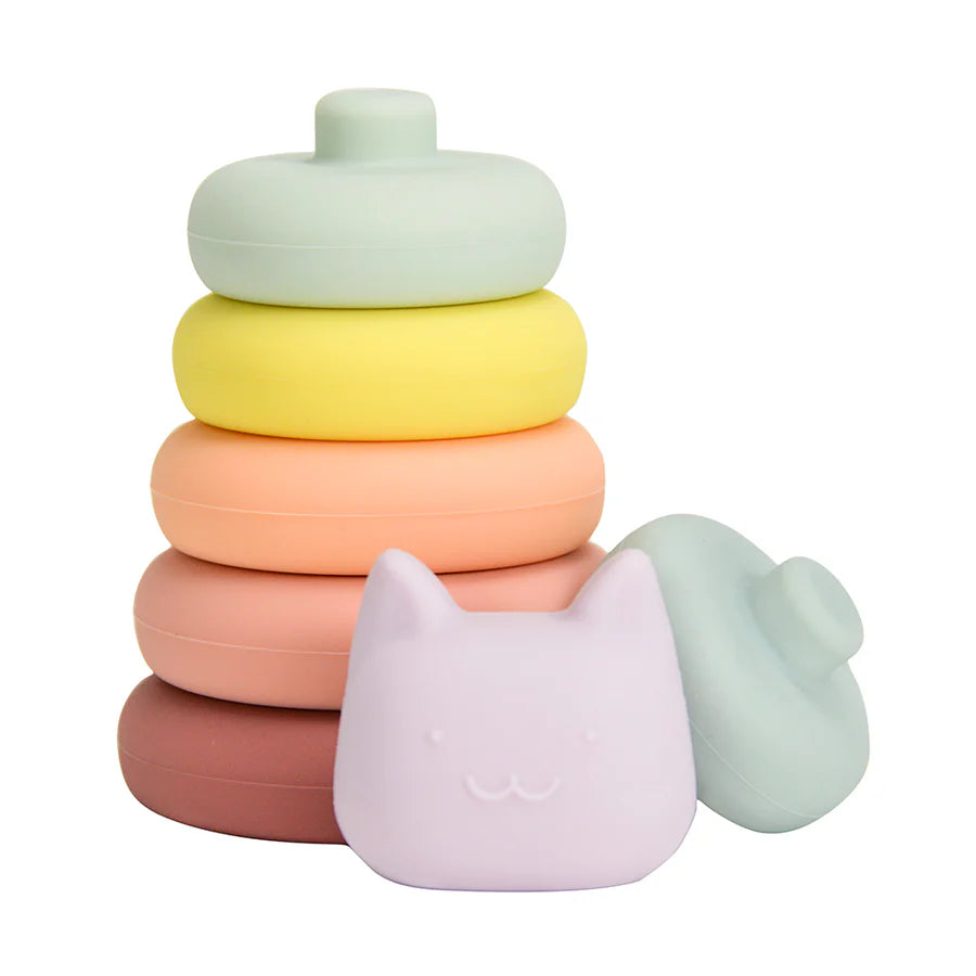 Silicone Stackable Toy | Cat