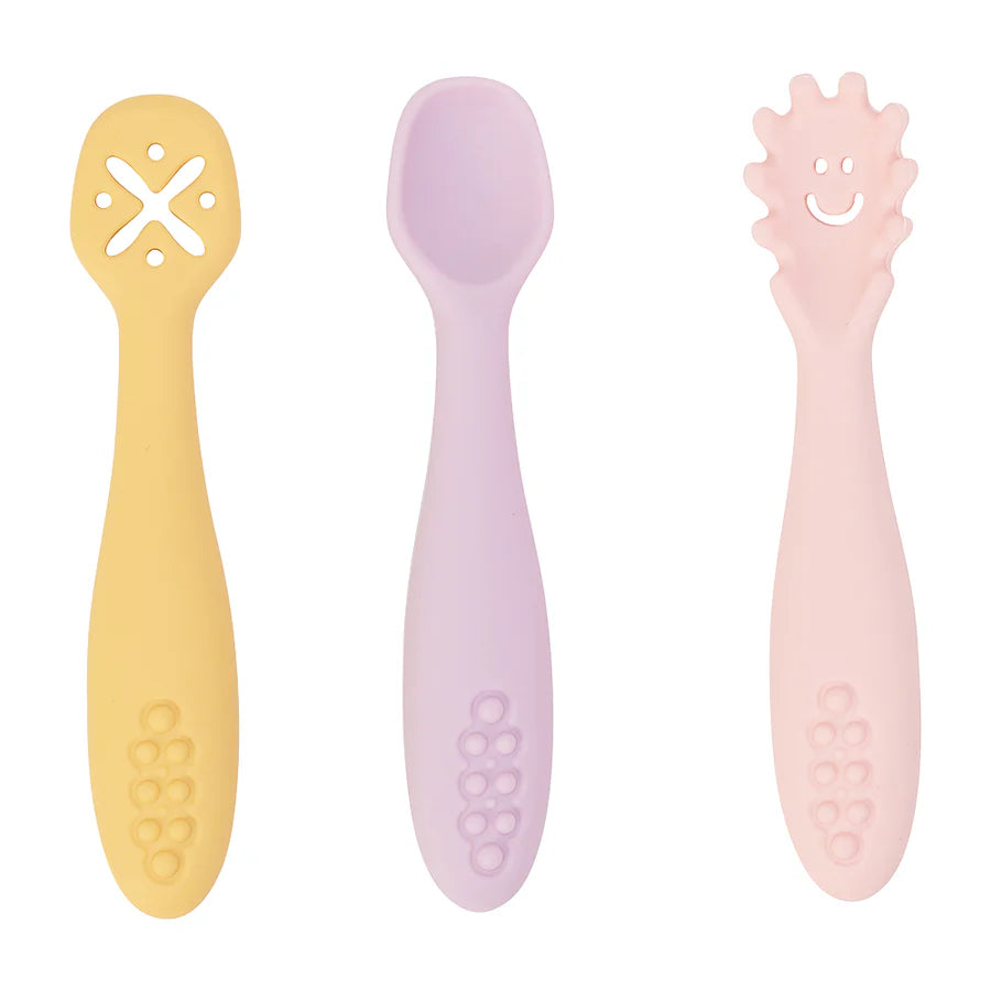 Silicone Cutlery Set (3pce) | Sunset
