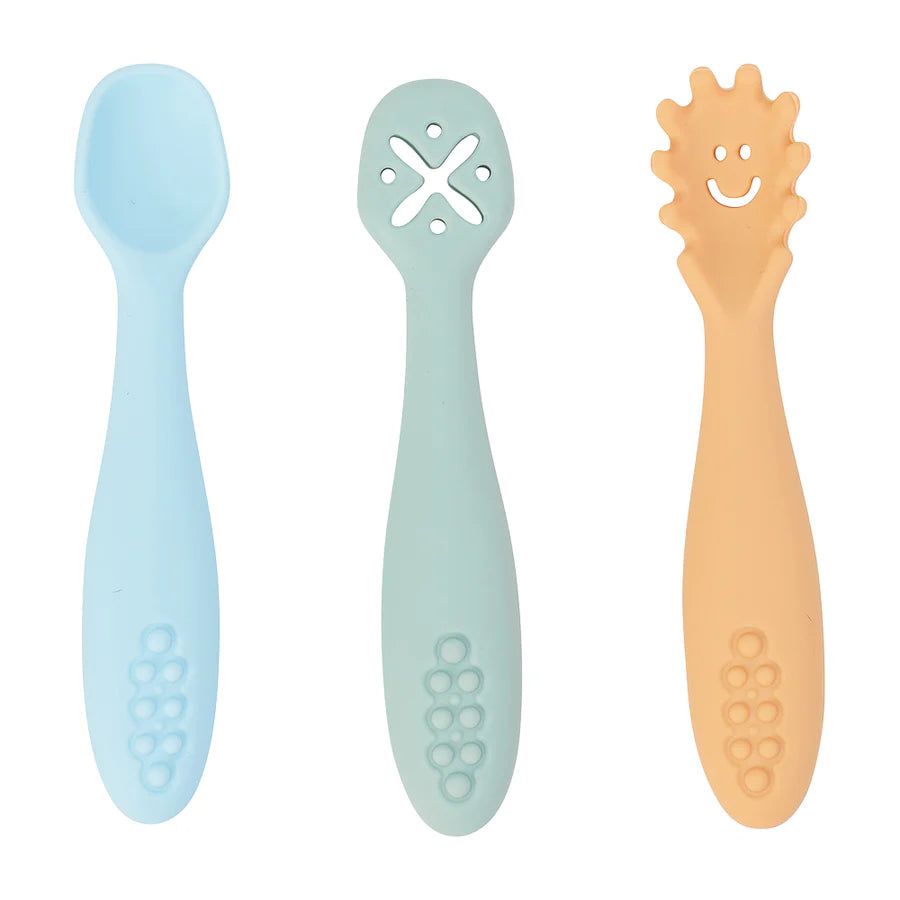 Silicone Cutlery Set (3pce) | Seaside