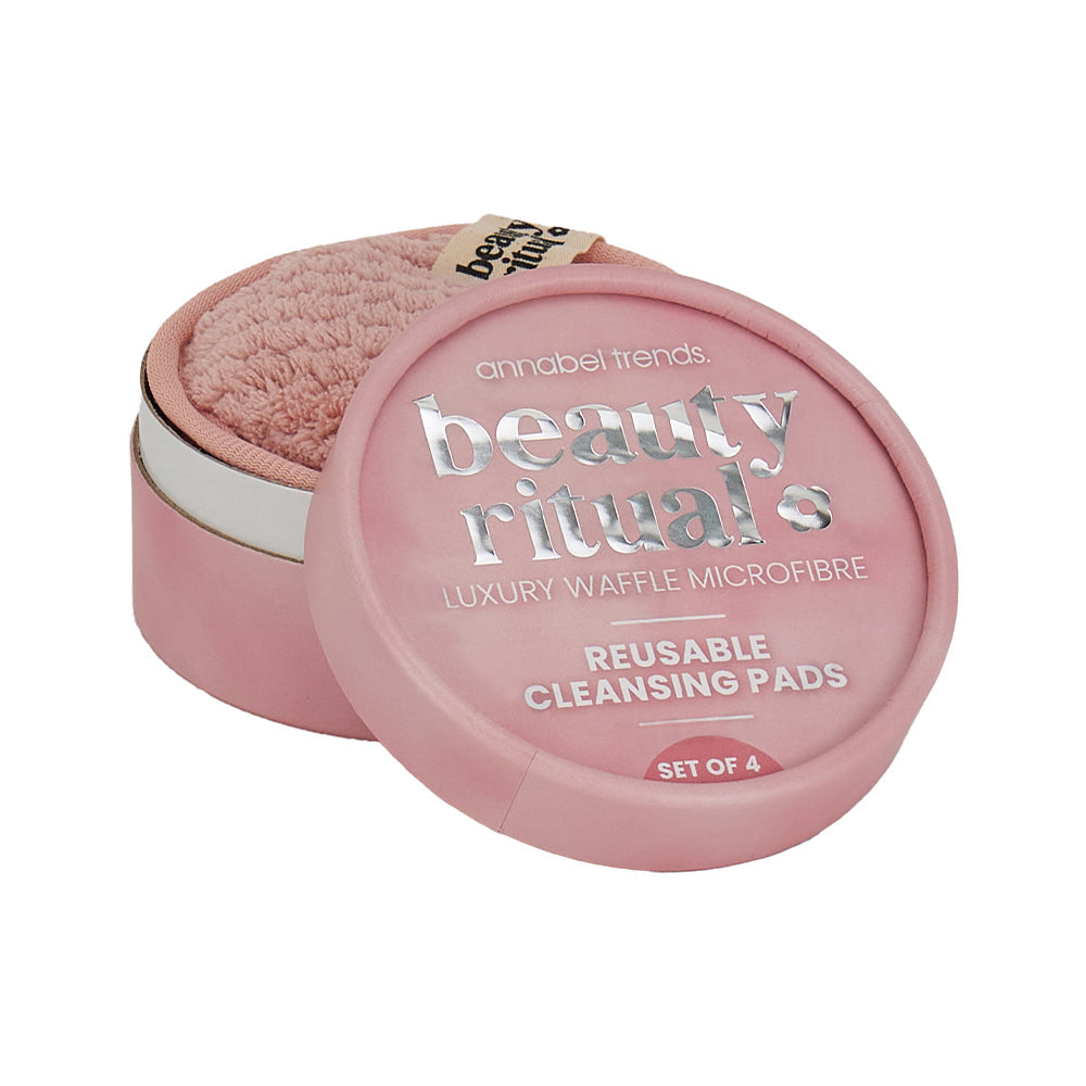 Waffle Microfibre Cleansing Pads | Sage set/4