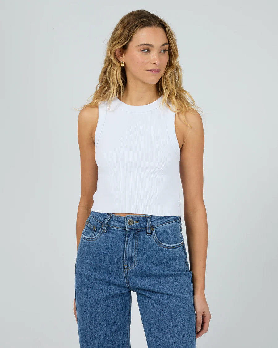 Pia Tank | White