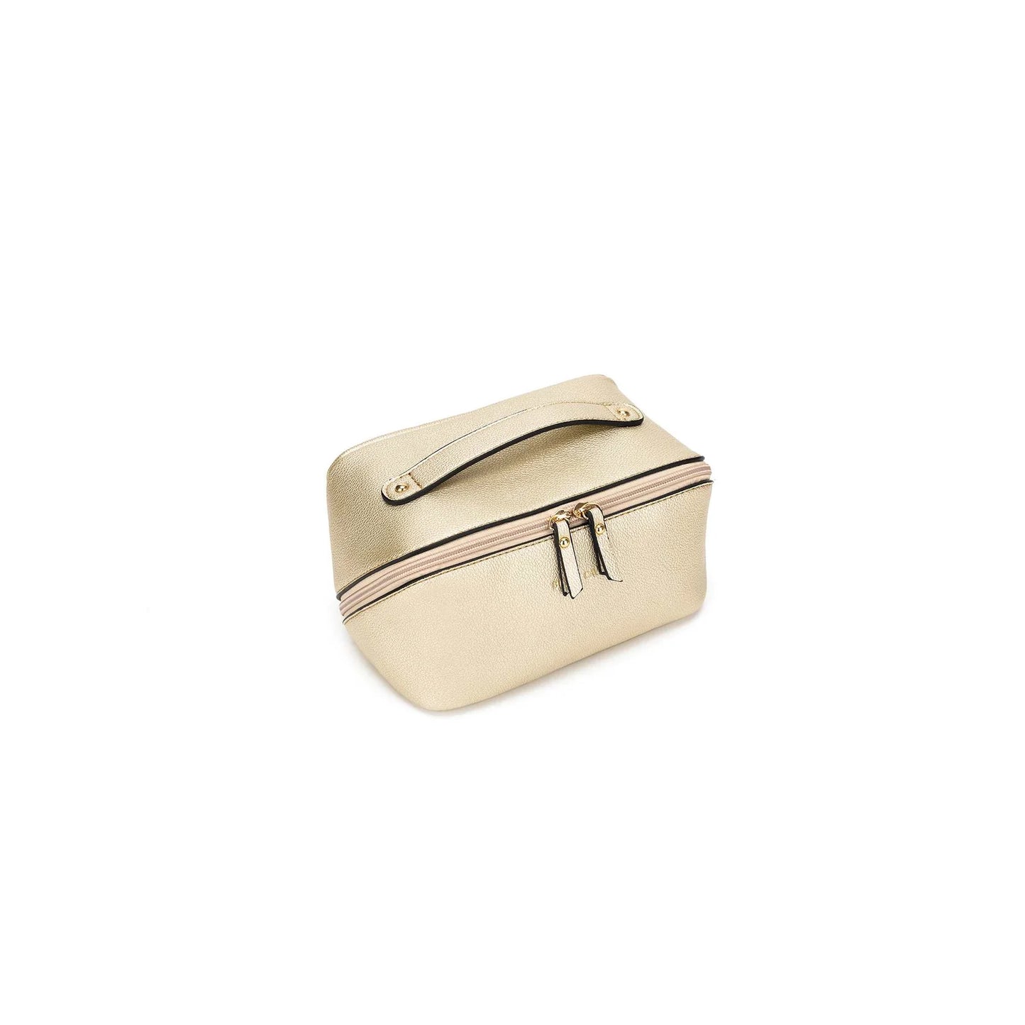 Coco Makeup Bag | Gold