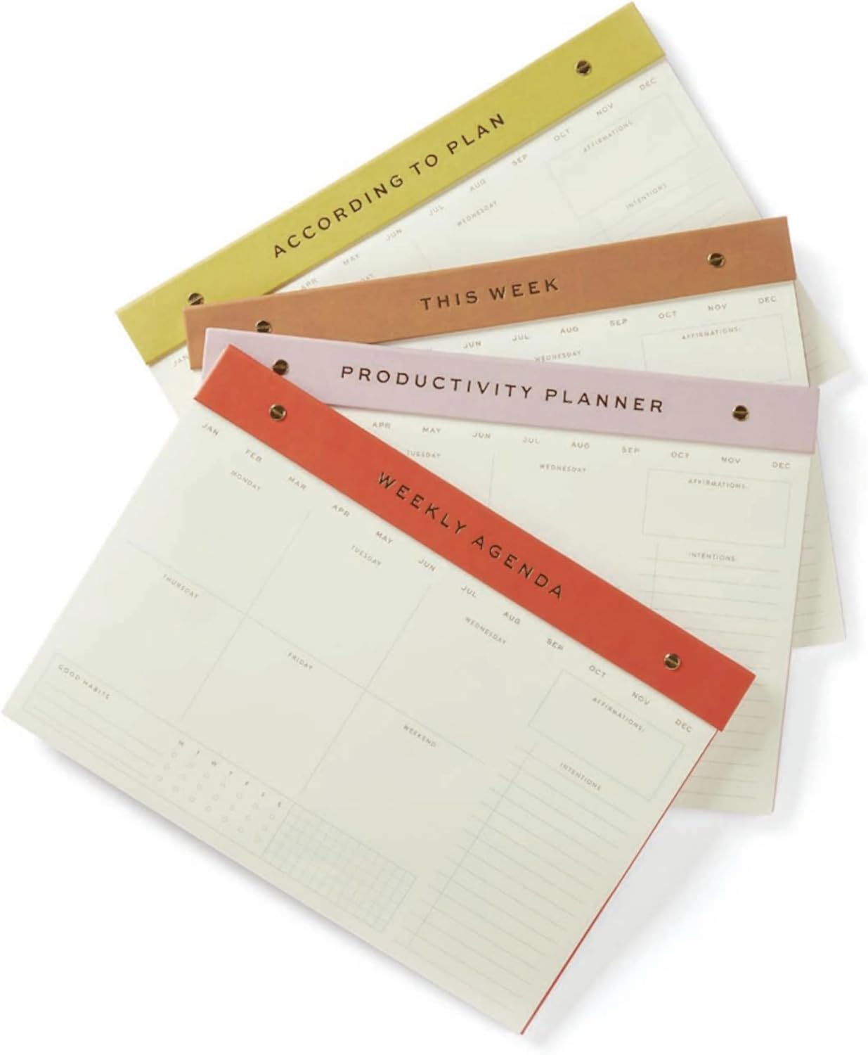 Weekly Postbound Notepad | Mustard