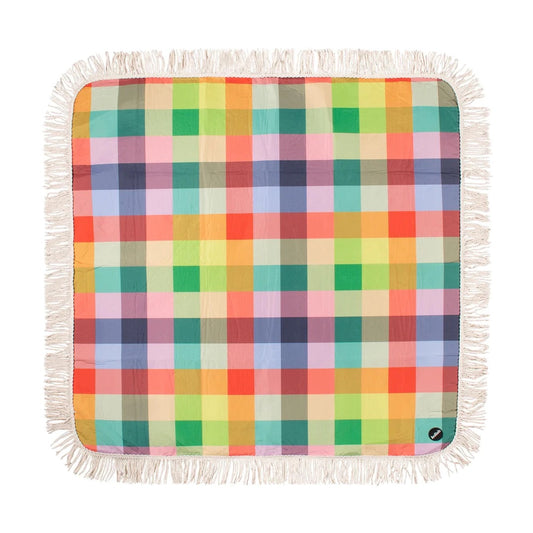 Holiday Fringed Medium Picnic Mat | Sage x Clare Aida