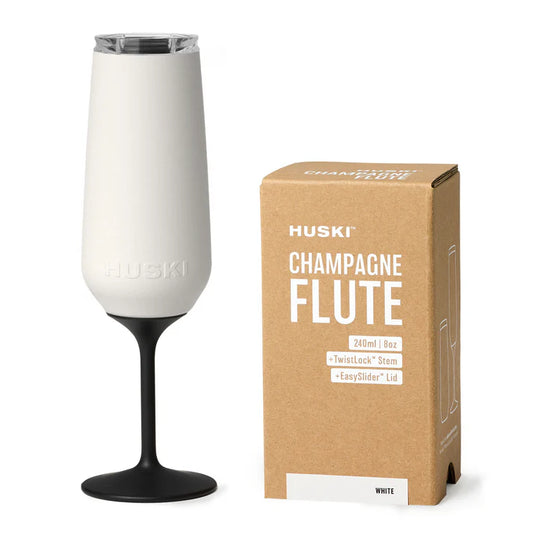 Huski Champagne Flute | White