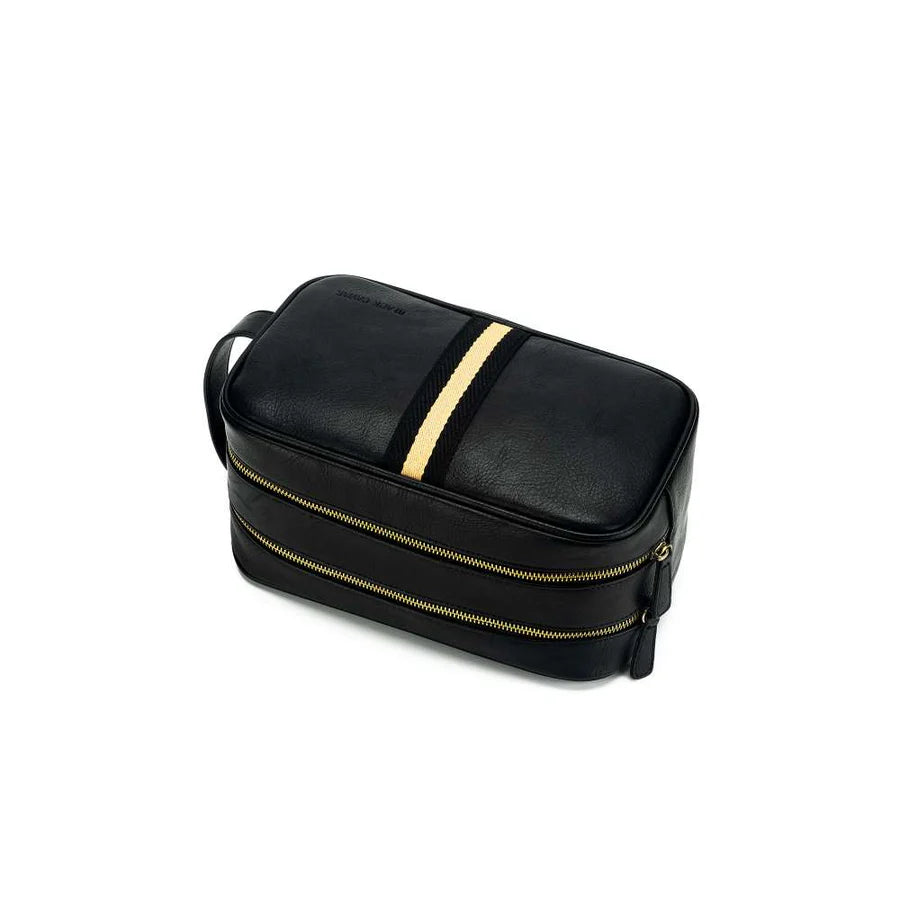 Hugo Wash Bag | Black & Cream