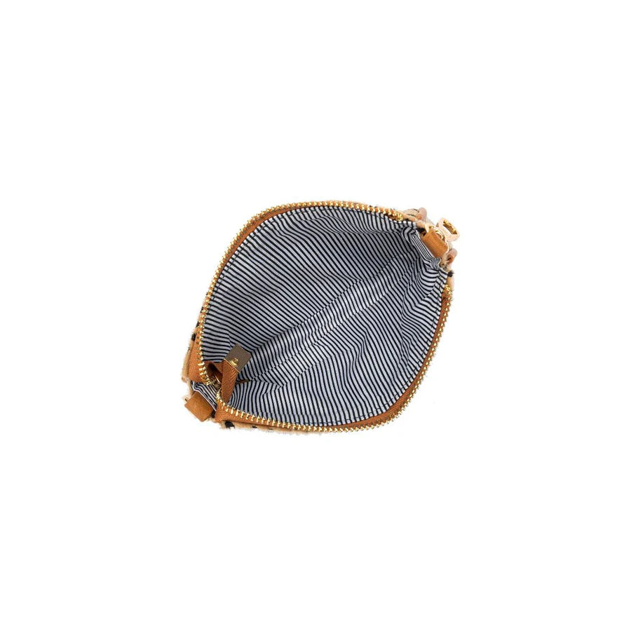 Sabie 2 piece Crossbody Bag | Tan/Leopard