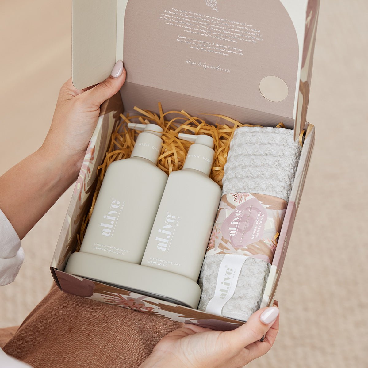 al.ive body | Dish Wash Liquid & Hand Wash Duo | Rasberry Blossom & Juniper | A Moment To Bloom
