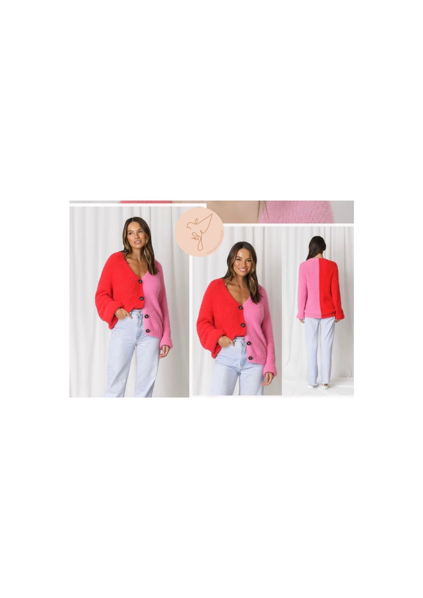 Love Lily | Scarlet Pink/Red Knit