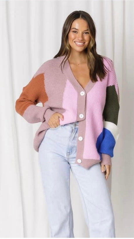 Love Lily | Pink Multi Knit