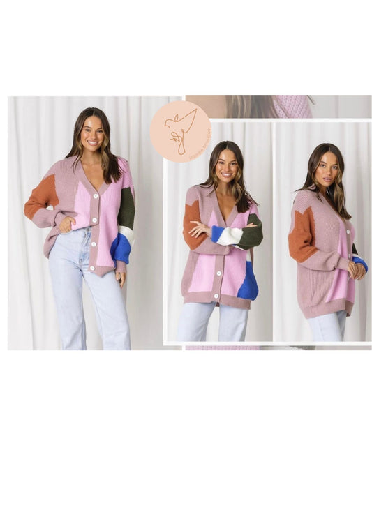 Love Lily | Pink Multi Knit