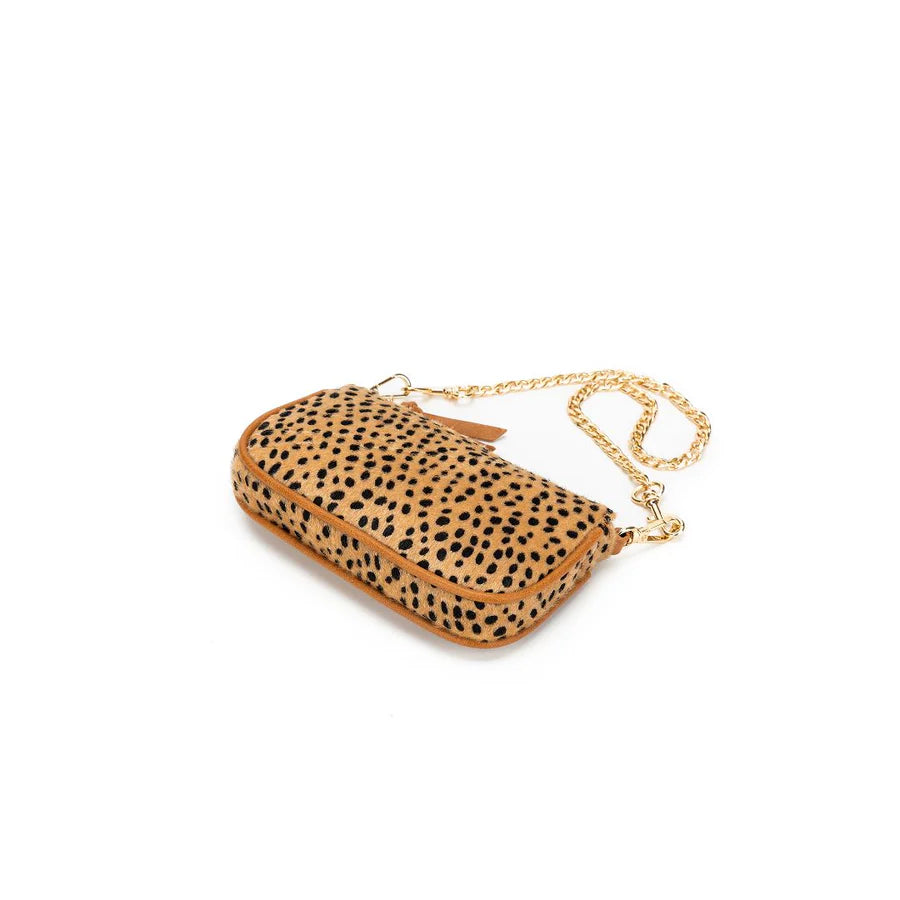 Sabie 2 piece Crossbody Bag | Tan/Leopard