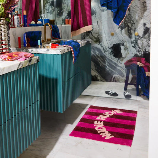 Zelia Nudie Rudie Bath Mat | Bougainvillea