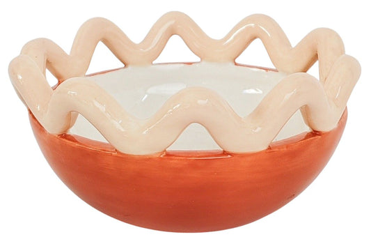 Halcyon Wave Bowl | Orange (13cm)