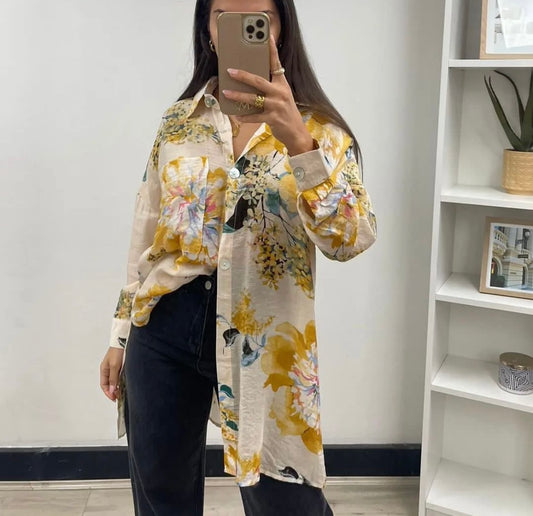 Pink Diamond | Black Button Up Shirt