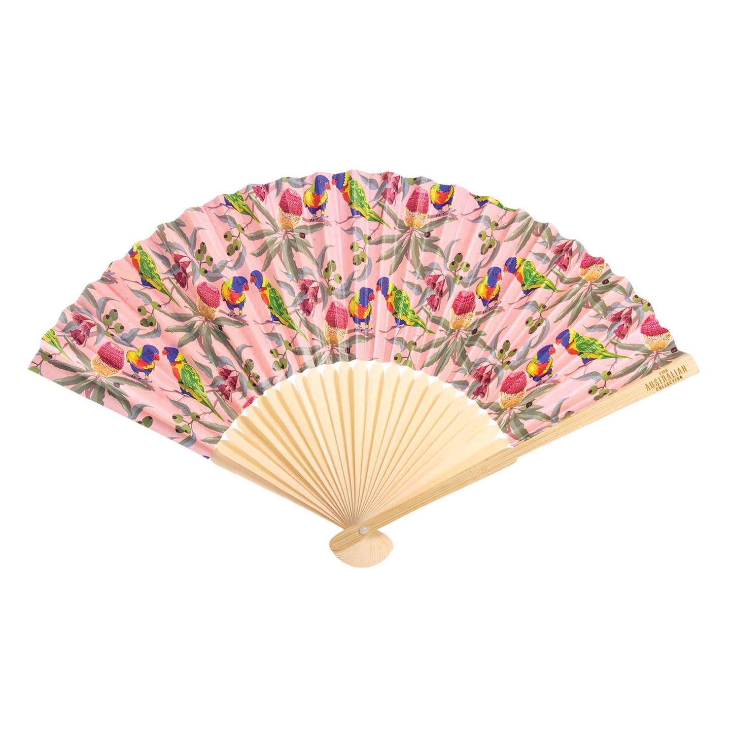 Native Bird Bamboo & Paper Fan | Assorted Styles