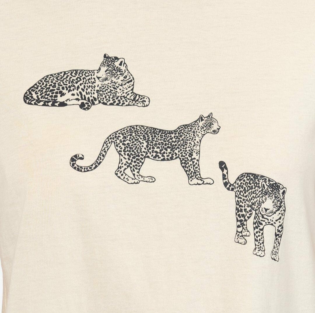 Paper Heart | Leopard Tee in Cream