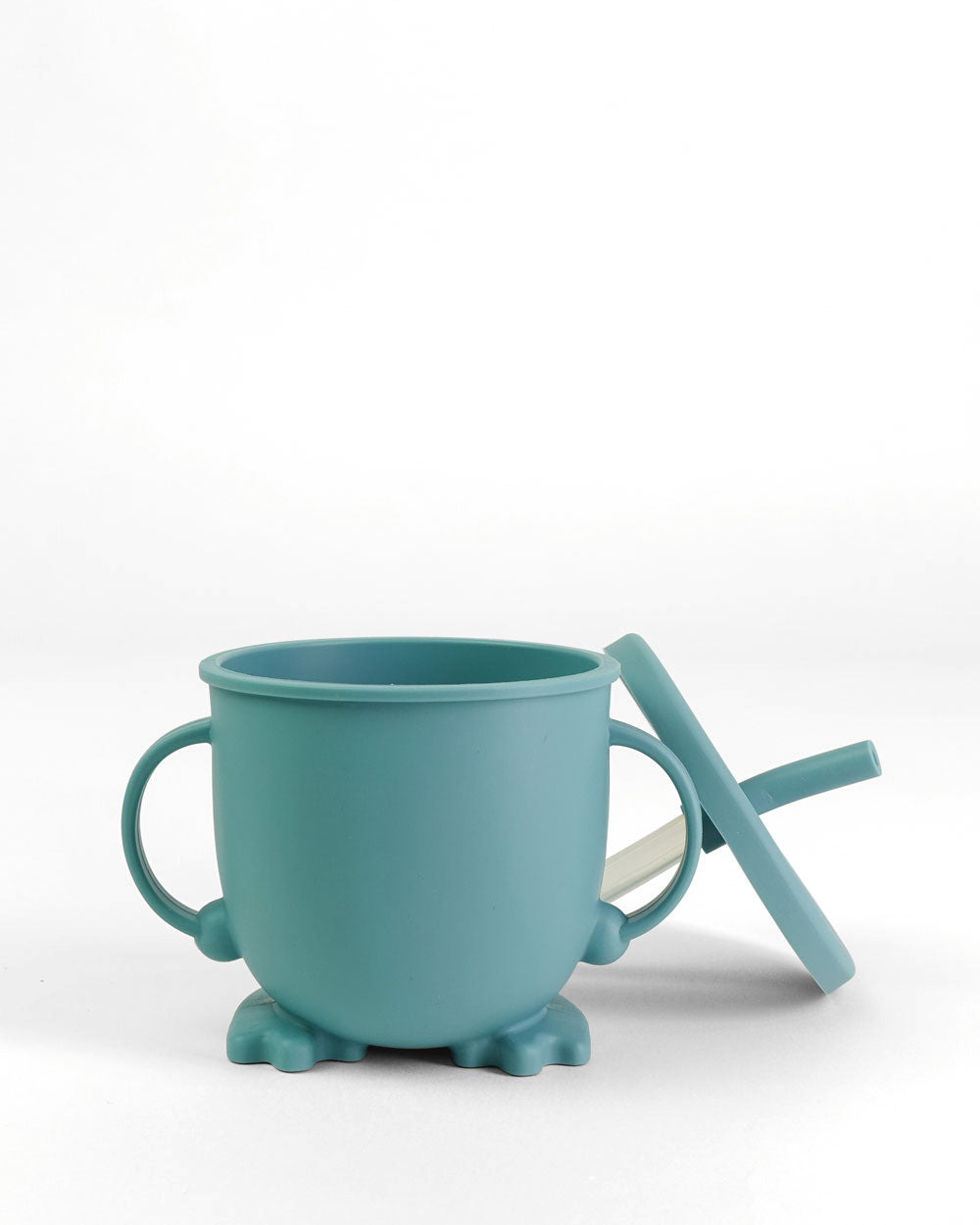 Silicone Straw Cup | Teal