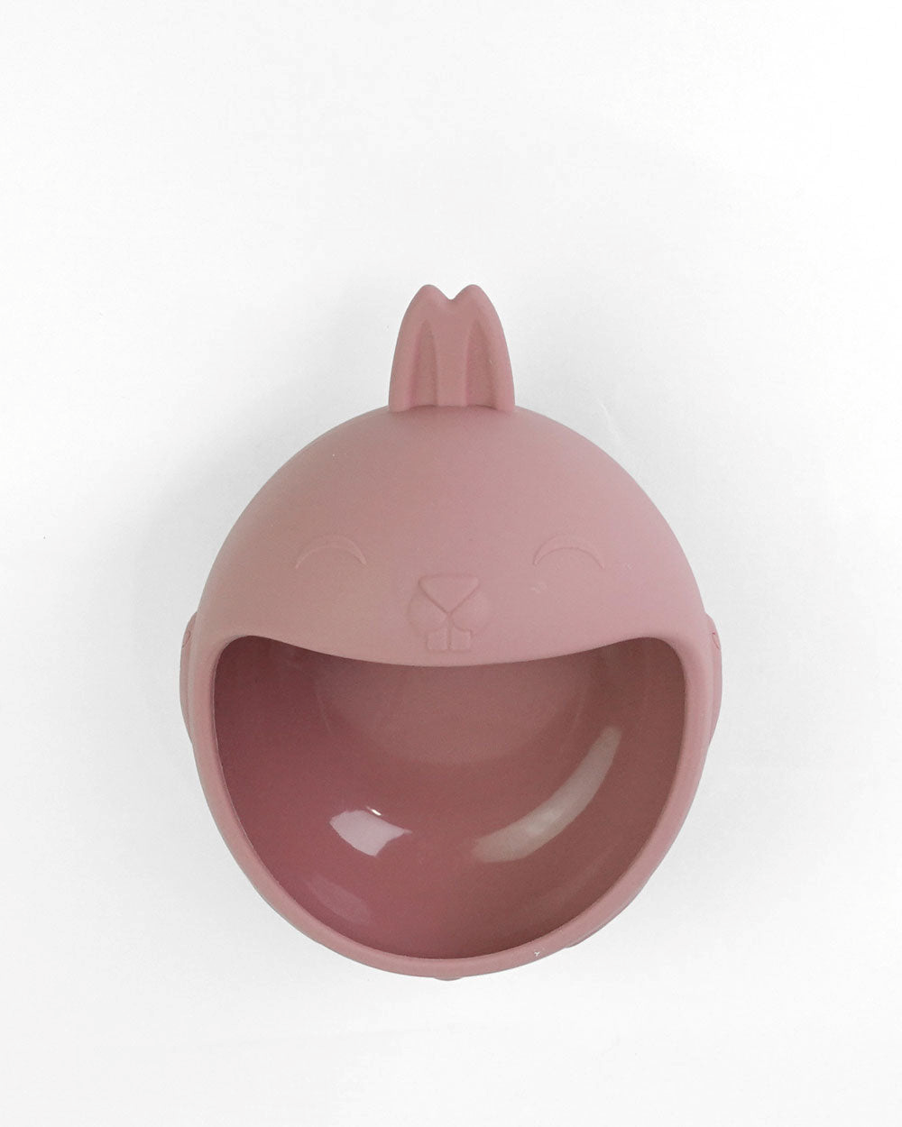 Bunny Silicone Suction Bowl w/ Cutlery | Raspberry