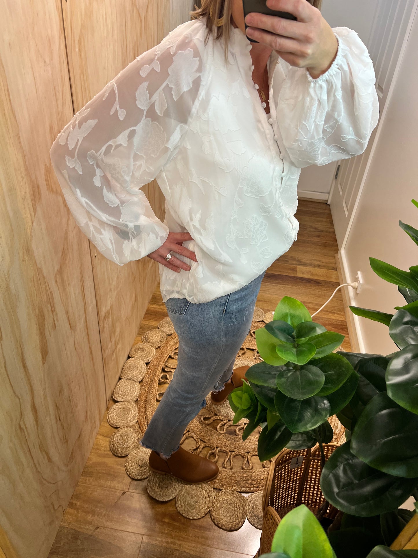 DreamHouse | Laurel Blouse in White