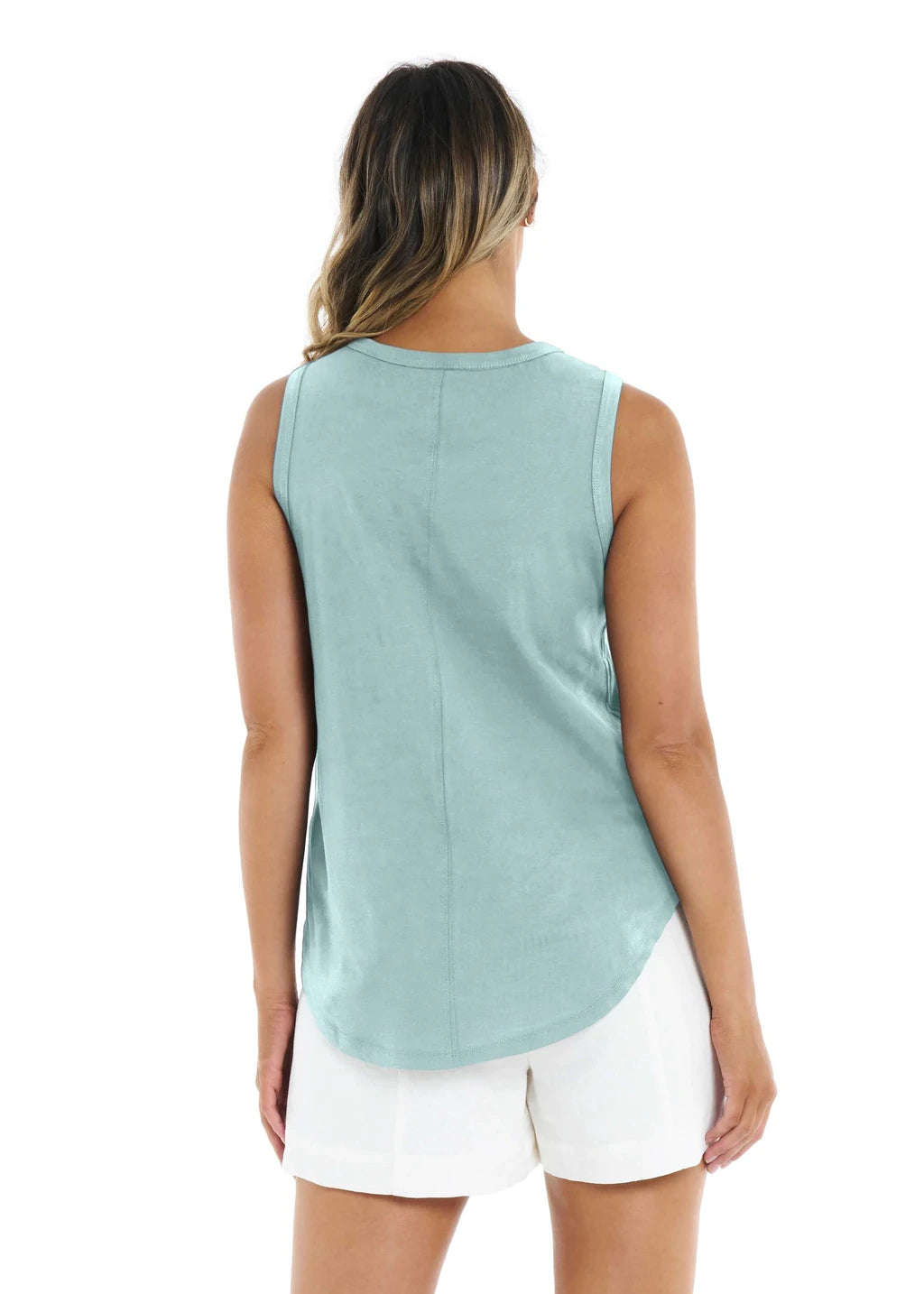 BETTY BASICS | Keira Tank in Mineral Green