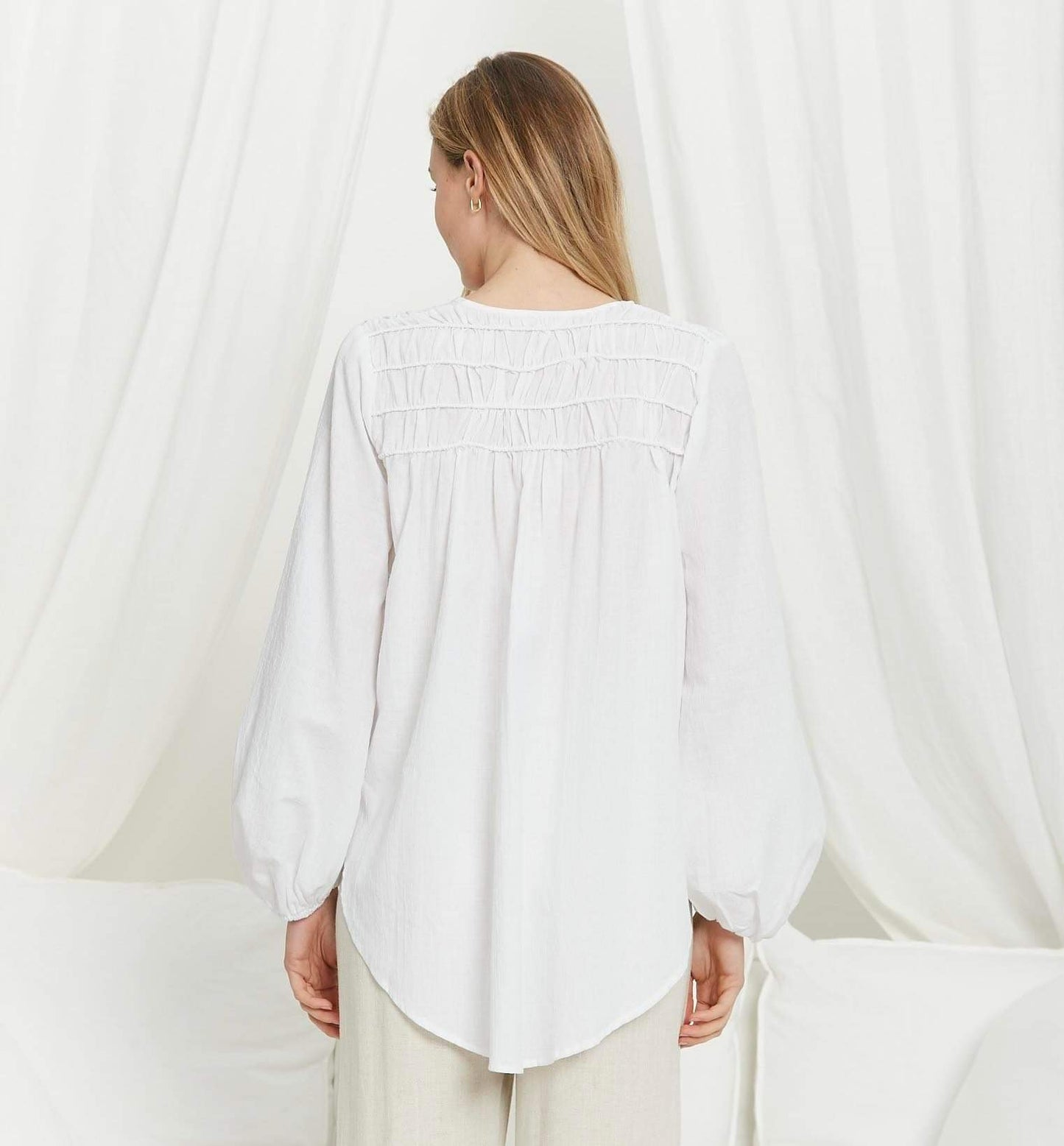 Iris Maxi | Mariah Top in White