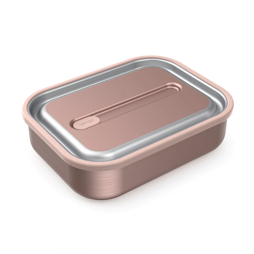 Bentgo Stainless Steel Leak-Proof Lunch Box | Rose/Aqua/Black