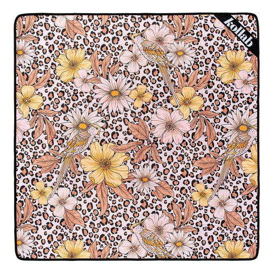 Mini Mat | Leopard Floral