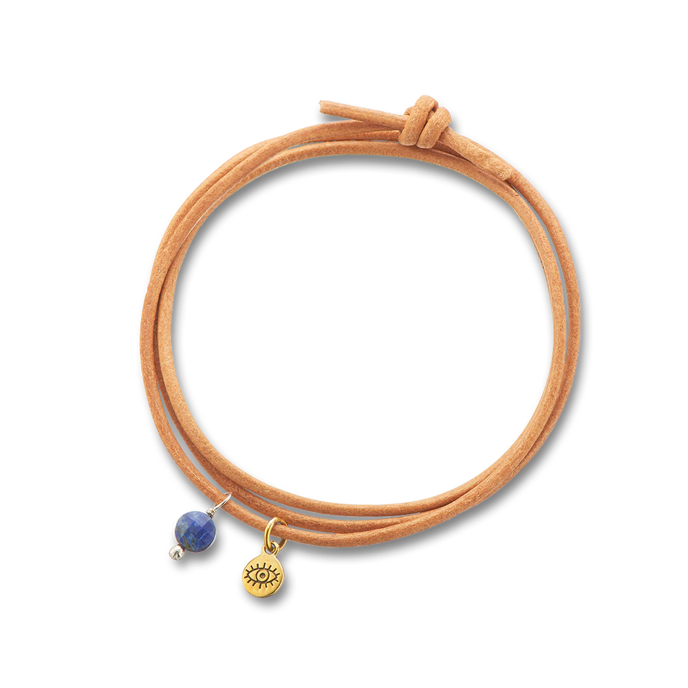 Palas Protection Gem Wrap | Lapis Lazuli/Creativity