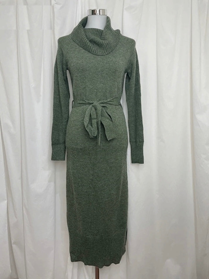Sunny Girl | Xena Knit Dress in Sage
